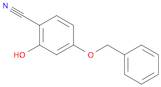 Benzonitrile, 2-hydroxy-4-(phenylmethoxy)-