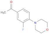 Ethanone, 1-[3-fluoro-4-(4-morpholinyl)phenyl]-