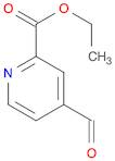 2-Pyridinecarboxylic acid, 4-formyl-, ethyl ester