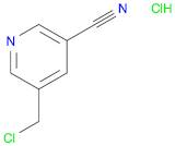 3-Pyridinecarbonitrile, 5-(chloromethyl)-, hydrochloride (1:1)