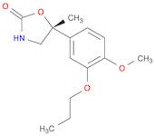 2-Oxazolidinone, 5-(4-methoxy-3-propoxyphenyl)-5-methyl-, (5R)-