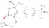 2(5H)-Furanone, 3-(cyclopropylmethoxy)-5,5-dimethyl-4-[4-(methylsulfonyl)phenyl]-