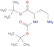 Butanoic acid, 4-amino-2-[[(1,1-dimethylethoxy)carbonyl]amino]-, 1,1-dimethylethyl ester, (2S)-