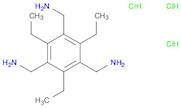 1,3,5-Benzenetrimethanamine, 2,4,6-triethyl-, hydrochloride (1:3)