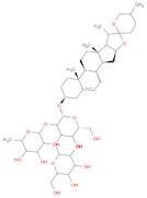 β-D-Glucopyranoside, (3β,25R)-spirost-5-en-3-yl O-6-deoxy-α-L-mannopyranosyl-(1→2)-O-[β-D-glucopyranosyl-(1→3)]-
