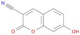 2H-1-Benzopyran-3-carbonitrile, 7-hydroxy-2-oxo-