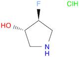 3-Pyrrolidinol, 4-fluoro-, hydrochloride (1:1), (3S,4S)-