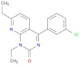 Pyrido[2,3-d]pyrimidin-2(1H)-one, 4-(3-chlorophenyl)-1,7-diethyl-