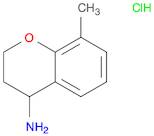 2H-1-Benzopyran-4-amine, 3,4-dihydro-8-methyl-, hydrochloride (1:1)