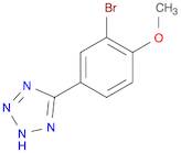 2H-Tetrazole, 5-(3-bromo-4-methoxyphenyl)-