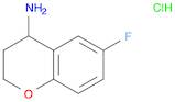 2H-1-Benzopyran-4-amine, 6-fluoro-3,4-dihydro-, hydrochloride (1:1)
