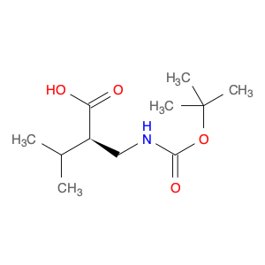 Butanoic acid, 2-[[[(1,1-dimethylethoxy)carbonyl]amino]methyl]-3-methyl-, (2R)-