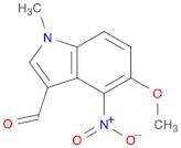 1H-Indole-3-carboxaldehyde, 5-methoxy-1-methyl-4-nitro-