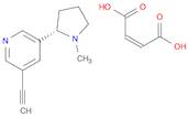 Pyridine, 3-ethynyl-5-[(2S)-1-methyl-2-pyrrolidinyl]-, (2Z)-2-butenedioate (1:1)