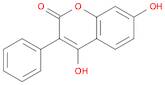 2H-1-Benzopyran-2-one, 4,7-dihydroxy-3-phenyl-