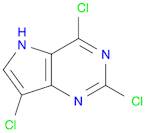 5H-Pyrrolo[3,2-d]pyrimidine, 2,4,7-trichloro-