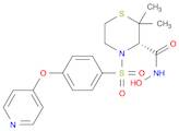 3-Thiomorpholinecarboxamide, N-hydroxy-2,2-dimethyl-4-[[4-(4-pyridinyloxy)phenyl]sulfonyl]-, (3S)-