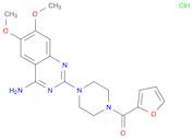 Methanone, [4-(4-amino-6,7-dimethoxy-2-quinazolinyl)-1-piperazinyl]-2-furanyl-, hydrochloride (1:1)
