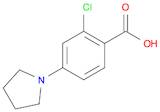 Benzoic acid, 2-chloro-4-(1-pyrrolidinyl)-