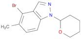 1H-Indazole, 4-bromo-5-methyl-1-(tetrahydro-2H-pyran-2-yl)-