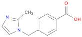 Benzoic acid, 4-[(2-methyl-1H-imidazol-1-yl)methyl]-