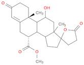 Pregn-4-ene-7,21-dicarboxylic acid, 11,17-dihydroxy-3-oxo-, γ-lactone, methyl ester, (7α,11α,17α)-