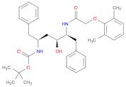 Carbamic acid, N-[(1S,3S,4S)-4-[[2-(2,6-dimethylphenoxy)acetyl]amino]-3-hydroxy-5-phenyl-1-(phenylmethyl)pentyl]-, 1,1-dimethylethyl ester
