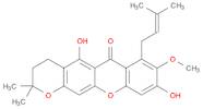 2H,6H-Pyrano[3,2-b]xanthen-6-one, 3,4-dihydro-5,9-dihydroxy-8-methoxy-2,2-dimethyl-7-(3-methyl-2-butenyl)-