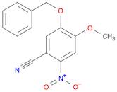 Benzonitrile, 4-Methoxy-2-nitro-5-(phenylMethoxy)-