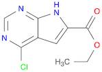 7H-Pyrrolo[2,3-d]pyrimidine-6-carboxylic acid, 4-chloro-, ethyl ester