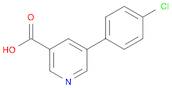 3-Pyridinecarboxylic acid, 5-(4-chlorophenyl)-