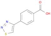 Benzoic acid, 4-(1,2,3-thiadiazol-4-yl)-