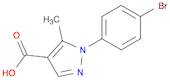 1H-Pyrazole-4-carboxylic acid, 1-(4-bromophenyl)-5-methyl-