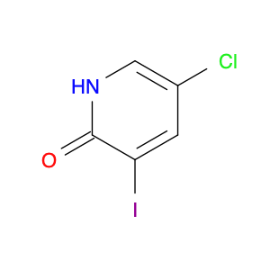 2(1H)-Pyridinone, 5-chloro-3-iodo-