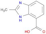 1H-Benzimidazole-7-carboxylic acid, 2-methyl-