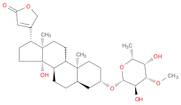 Card-20(22)-enolide, 3-[(6-deoxy-3-O-methyl-β-D-galactopyranosyl)oxy]-14-hydroxy-, (3β,5β)-