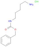Carbamic acid, N-(5-aminopentyl)-, phenylmethyl ester, hydrochloride (1:1)