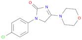 2H-Imidazol-2-one, 1-(4-chlorophenyl)-1,5-dihydro-4-(4-morpholinyl)-