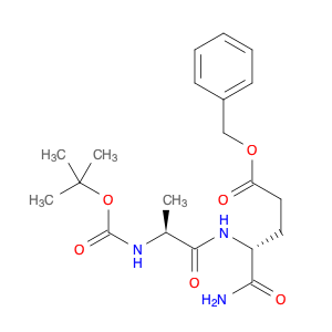 D-α-Glutamine, N-[(1,1-dimethylethoxy)carbonyl]-L-alanyl-, phenylmethyl ester