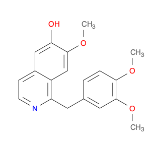 6-Isoquinolinol, 1-[(3,4-dimethoxyphenyl)methyl]-7-methoxy-