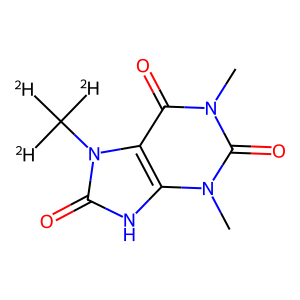 1H-Purine-2,6,8(3H)-trione, 7,9-dihydro-1,3-dimethyl-7-(methyl-d3)- (9CI)