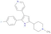 Pyridine, 4-[2-(4-fluorophenyl)-5-(1-methyl-4-piperidinyl)-1H-pyrrol-3-yl]-