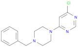 Pyrimidine, 4-chloro-6-[4-(phenylmethyl)-1-piperazinyl]-