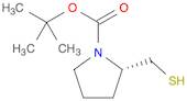 1-Pyrrolidinecarboxylic acid, 2-(mercaptomethyl)-, 1,1-dimethylethyl ester, (2S)-