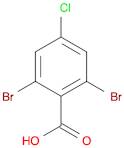 Benzoic acid, 2,6-dibromo-4-chloro-