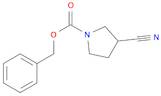 1-Pyrrolidinecarboxylic acid, 3-cyano-, phenylmethyl ester