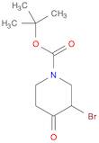 1-Piperidinecarboxylic acid, 3-bromo-4-oxo-, 1,1-dimethylethyl ester