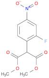 Propanedioic acid, 2-(2-fluoro-4-nitrophenyl)-, 1,3-dimethyl ester