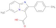 Imidazo[1,2-a]pyridine-3-acetic acid, 6-methyl-2-(4-methylphenyl)-
