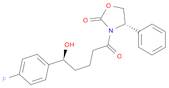 2-Oxazolidinone, 3-[(5S)-5-(4-fluorophenyl)-5-hydroxy-1-oxopentyl]-4-phenyl-, (4S)-